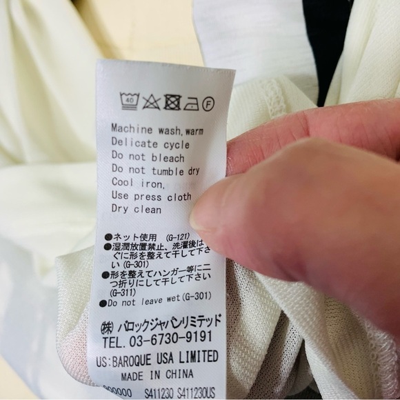 Azul By Moussy Shirt Dress Sz S White Coastal Striped Short Sleeves Midi Shif - Picture 12 of 13